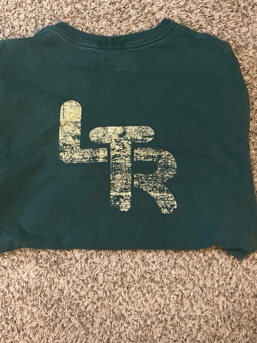 Carhartt Forest Green Pocket Short-Sleeve Tee with LTR Logo - Picture 3 of 3